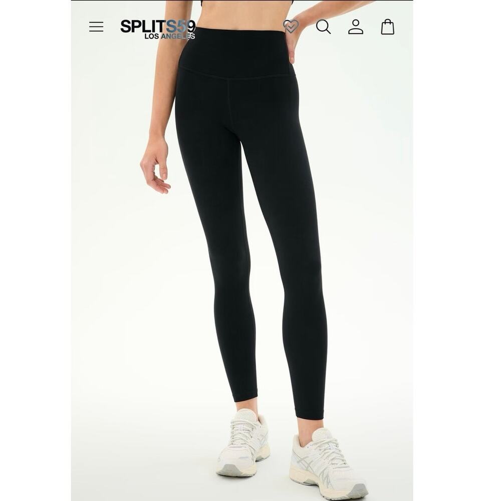 NWOT Splits59 Airweight High-Waist Leggings in Black SZ XS